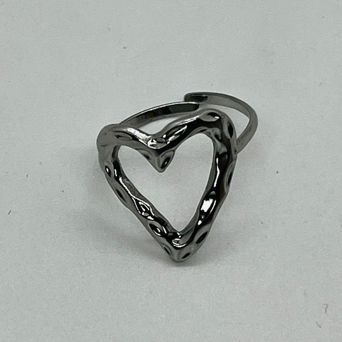ANELLO CUORE FORATO