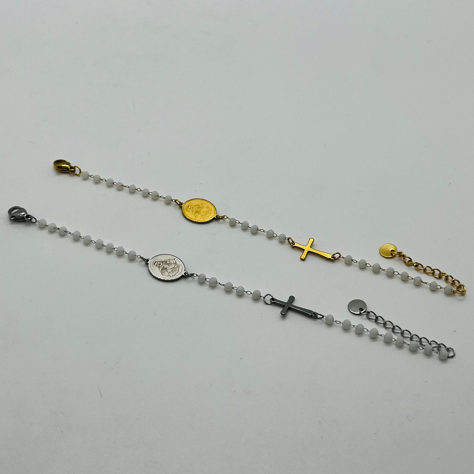 BRACCIALE ROSARIO WHITE