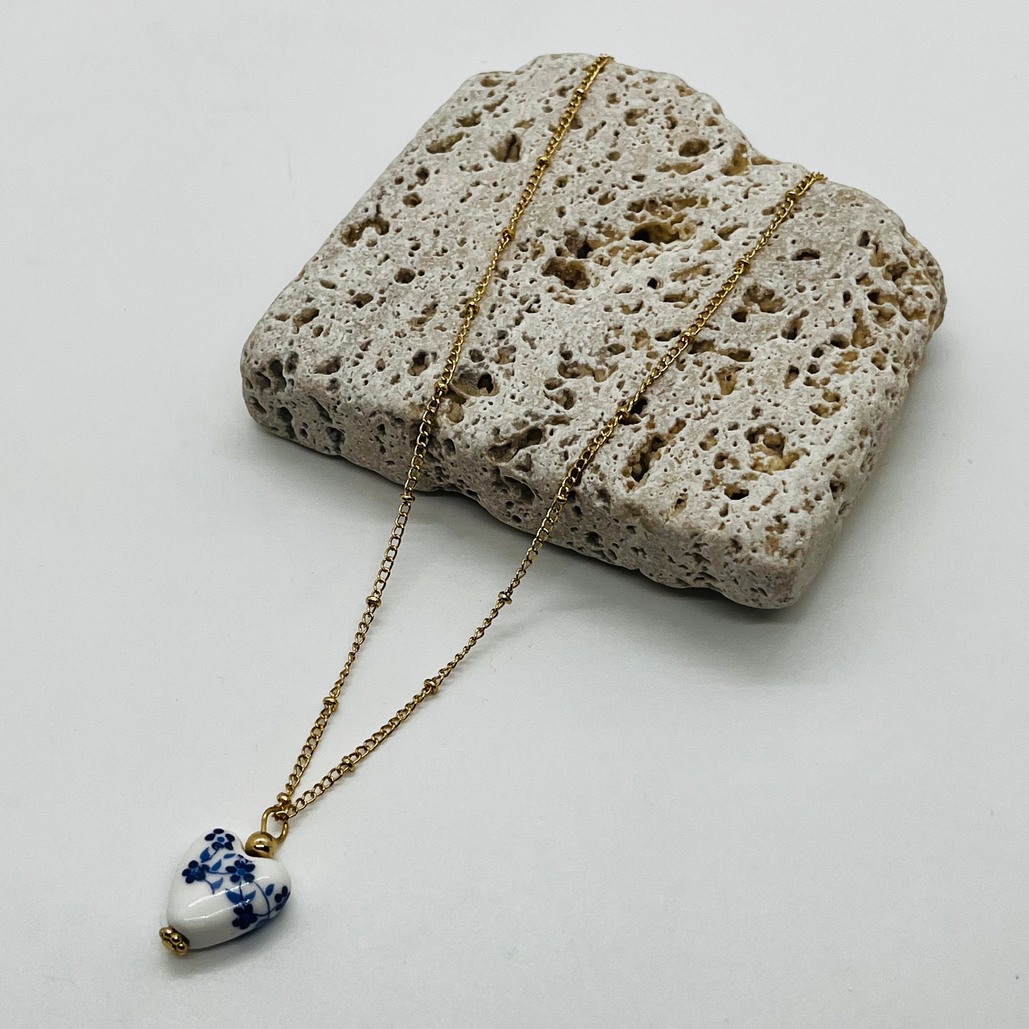 COLLANA CUORE  FIORITO