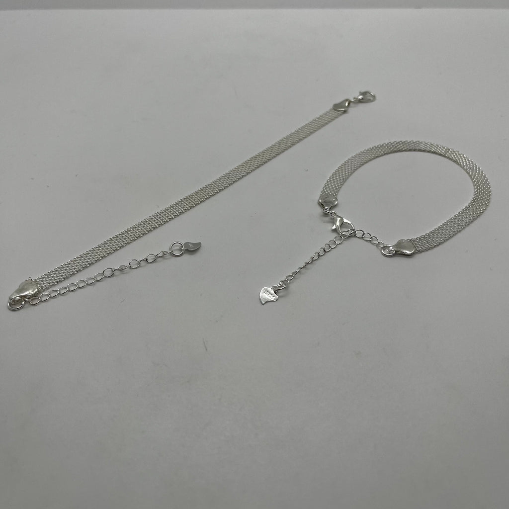 BRACCIALE MAGLIA ARGENTO 925