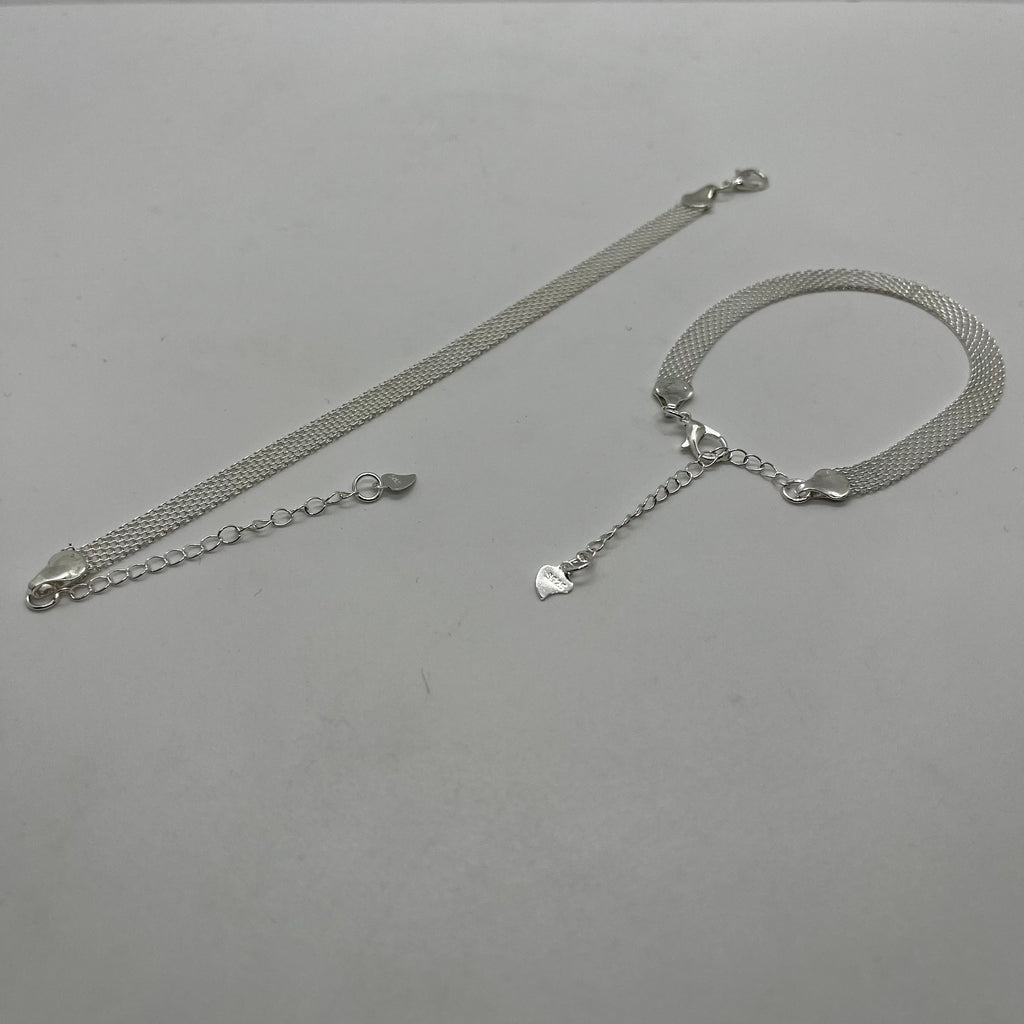 BRACCIALE MAGLIA ARGENTO 925